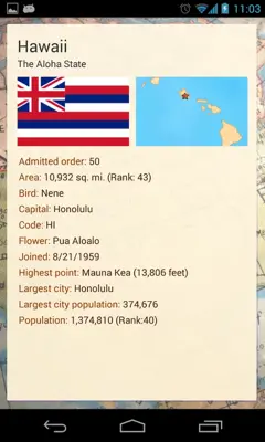 50 States android App screenshot 3